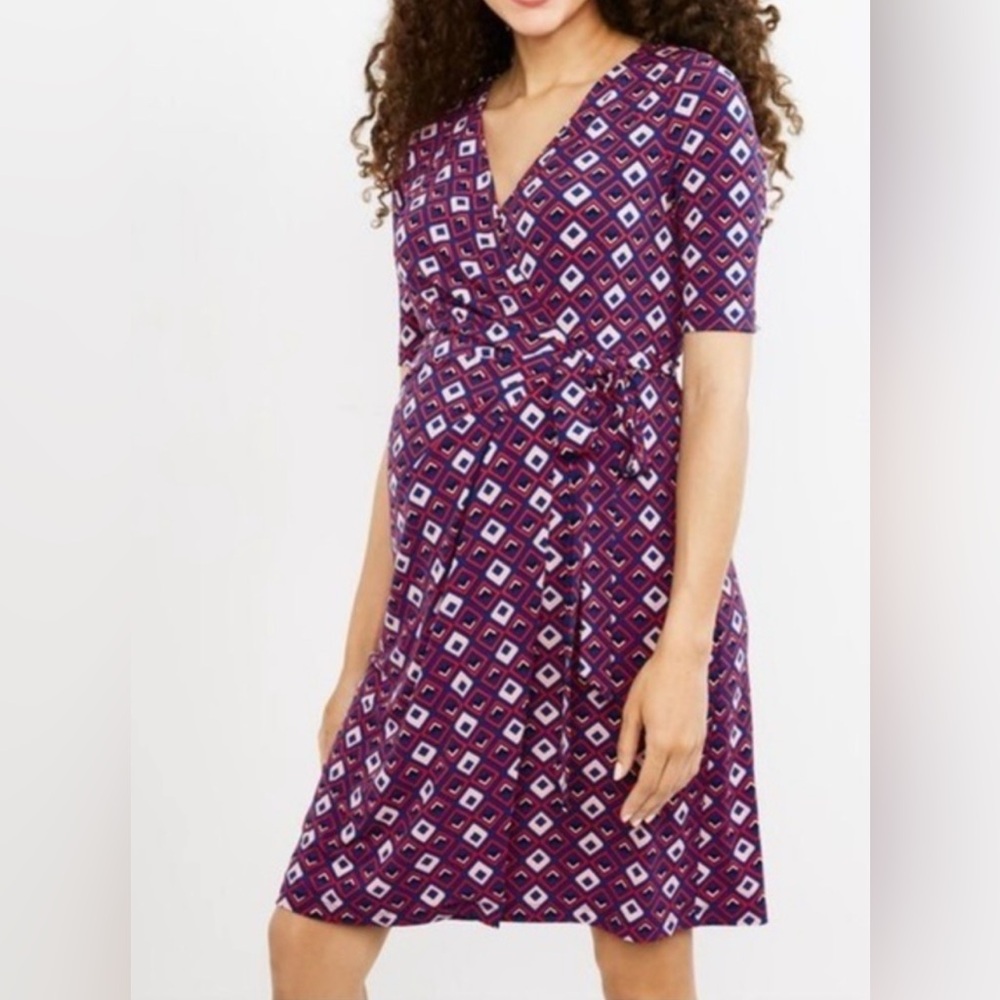 Motherhood Maternity Wrap Dress